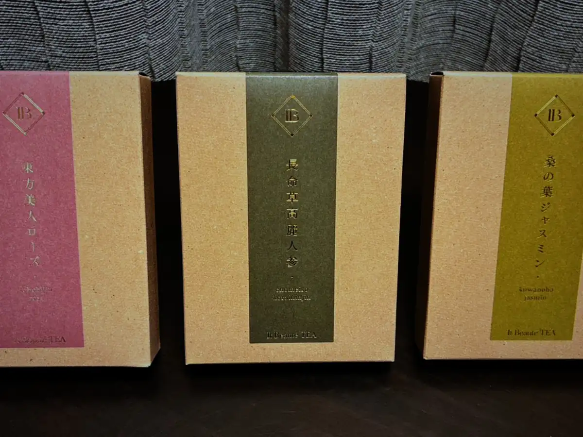 施術のあとにお選びいただけるお茶